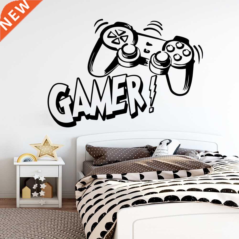 Entertainment Gamer Vinyl Wall Sticker Game Room For Kids Ro