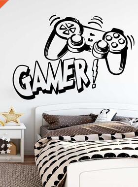 Entertainment Gamer Vinyl Wall Sticker Game Room For Kids Ro