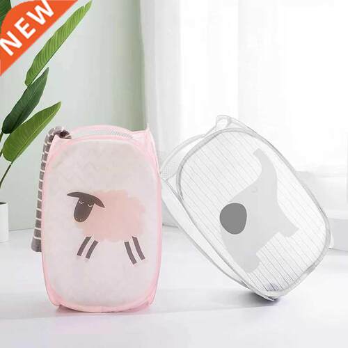 Pop Up Open Drty Clothes Laundry Basket Clothes Storage Ham