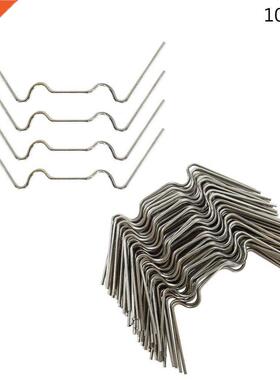 100Pcs W-Type Greenhouse Glass Spring Wire Glazing Overlap