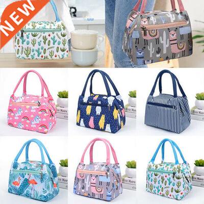 Cartoon Portable Insulated Thermal Cooler Bento Lunch Bag