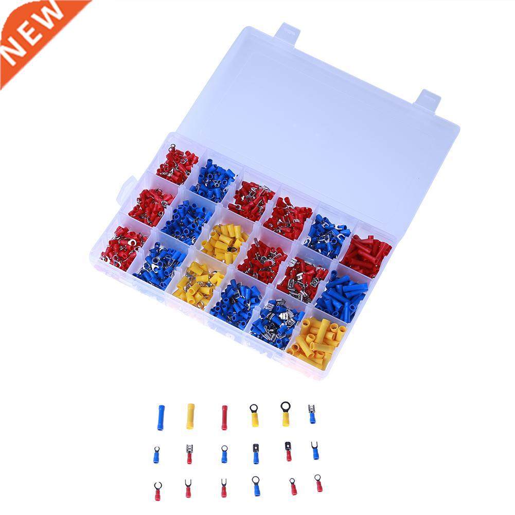 1200pcs Assorted Electrical Wiring Connectors Crimp