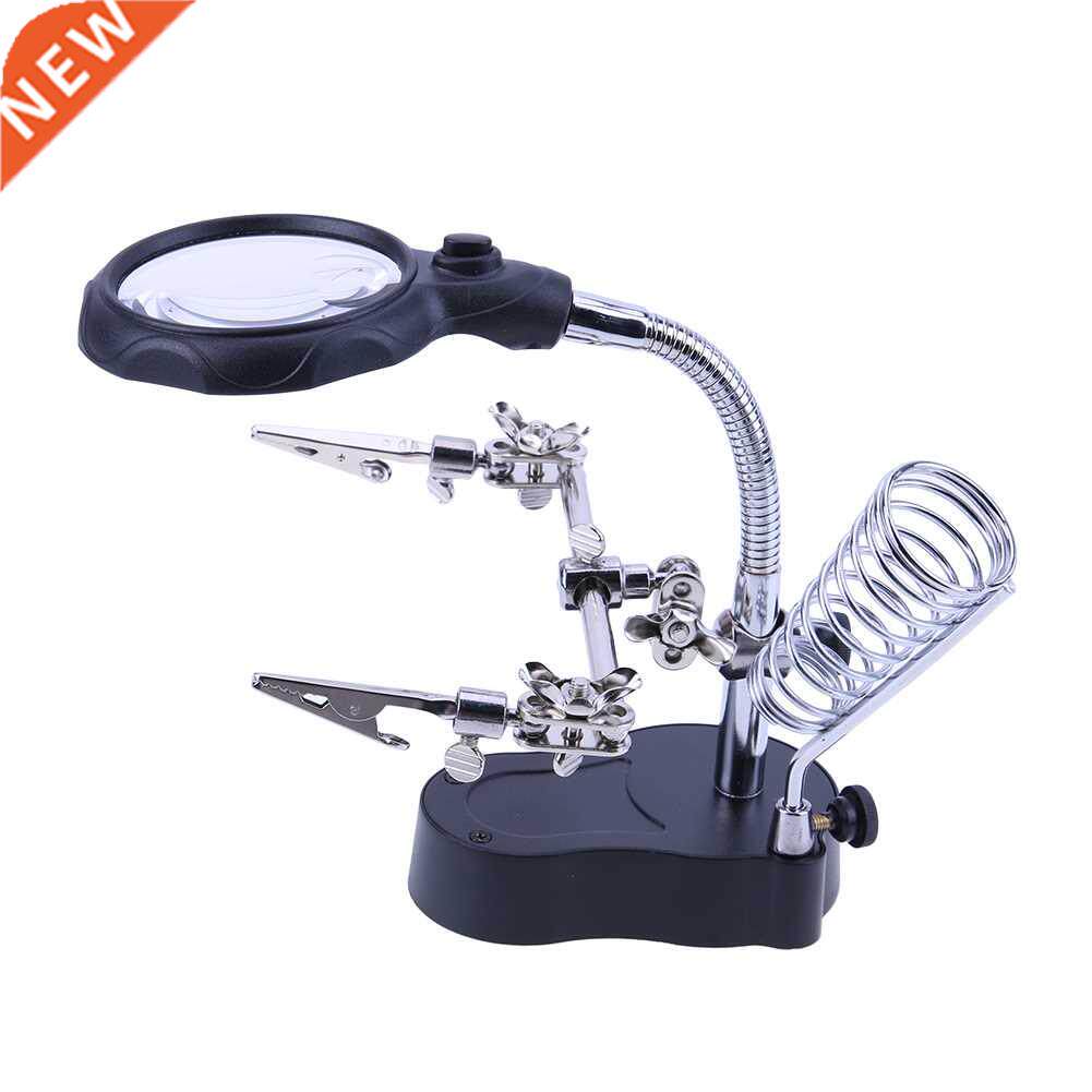 welding magnifying glass with led light .5x-12x lens
