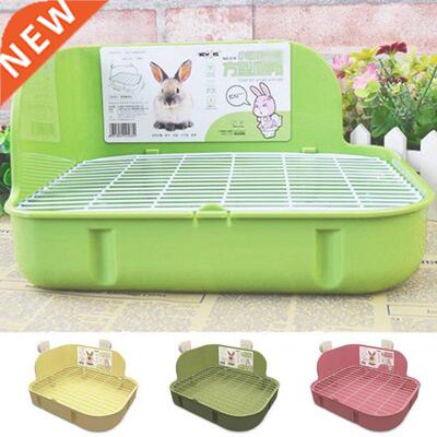 Small Pets Rabbit Toilet Square Bed Pan Potty Trainer Beddin