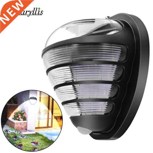 Solar Powered Fence Wall Lights With Dim Light outdoor Water