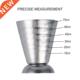 Scale Measuring Jigger 75ML Wine Steel Cocktail Stainless