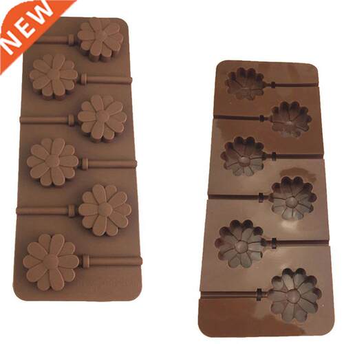 Flower Sd Slcone Mold 3D Cake Mold Lollpop Mold Handm