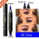Stamp Waterproof Long Blue Liner Eyeliner Eye Pencil Winged