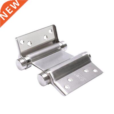 Double Open Spring 4 Inch Hinge Stainless Steel Two-way Free