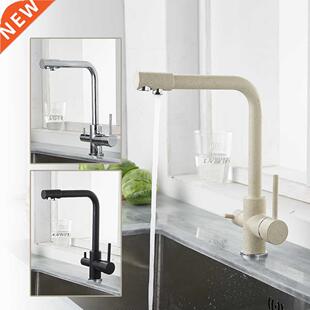 Kitchen Filtered Faucet Balck with Dot Brass Purifier Faucet