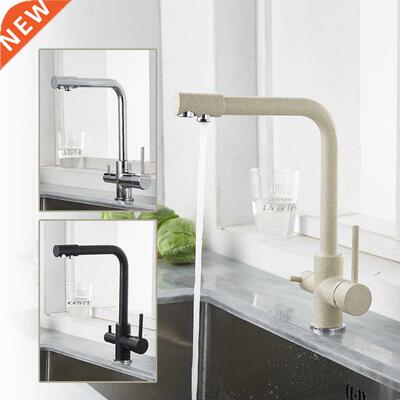 Kitchen Filtered Faucet Balck with Dot Brass Purifier Faucet