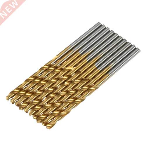 50pcs Titanium Coated Twist Drill Bit Woodworking Wood Drill