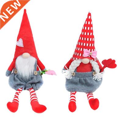 Valentines Day Gnomes Plush Elf Doll Cartoon Lovely Stuffed