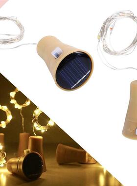 10LED 15LED 20LED Solar LED Cork Wine ottle Stopper Copper