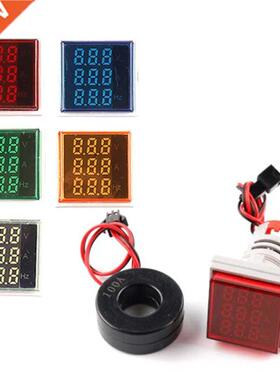 22mm Digital Display Square Voltmeter Ammeter Ampere Current
