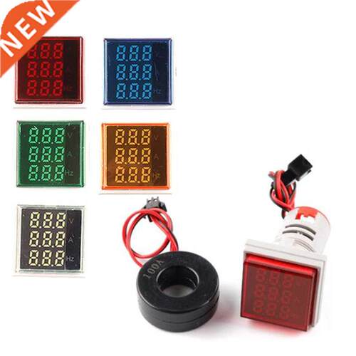 22mm Digital Display Square Voltmeter Ammeter Ampere Current