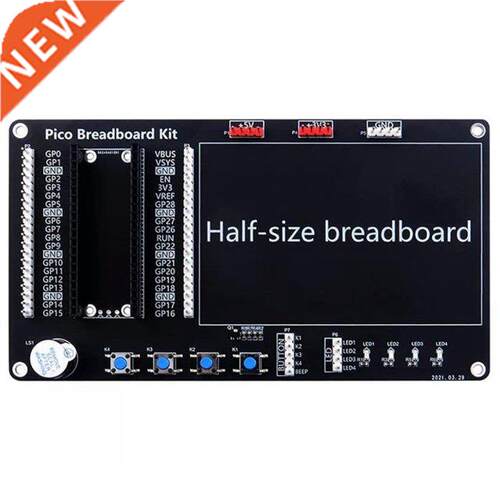 For Raspberry Pi Pico Breakout Breadboard Half-size LED Butt