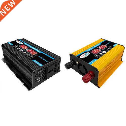Digital LED Car Power Inverter Converter Charger Adapter 12V