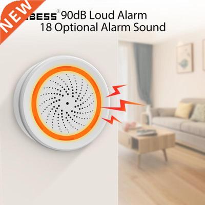 ZigBee 3 In 1 Wifi Siren Alarm Linkage 90DB Sound Light Sens