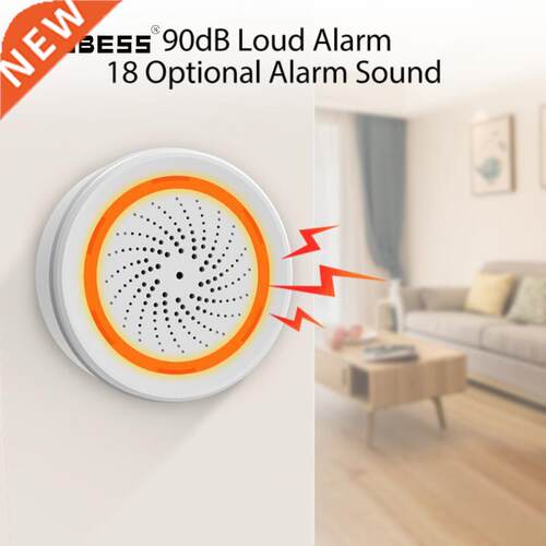 ZigBee 3 In 1 Wifi Siren Alarm Linkage 90DB Sound Light Sens