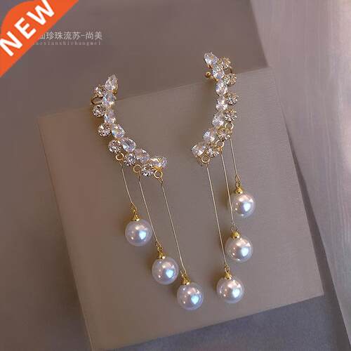 New personality fashion design zircon earrings for women lig