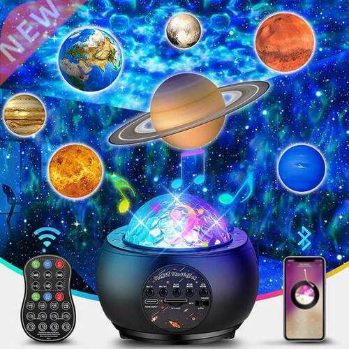 Planet Starry Sky Projector Remote Control 8W USB Projection