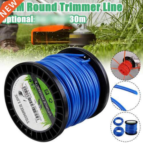 m X 30m Trmmer Lne Heavy Duty Nylon Round Strmmer Trmm