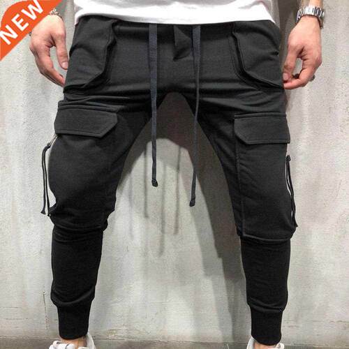 Autumn spring summer casual pants male big size 3XL Multi Po