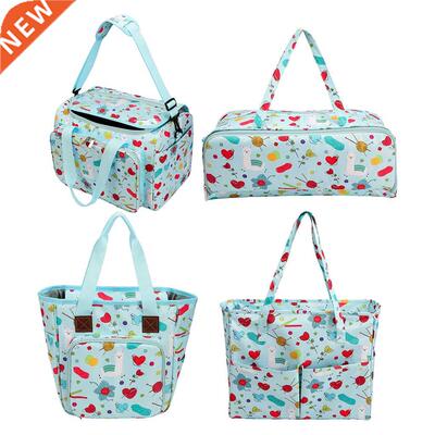 Big Knitting Bag Organizer Crochet Shoulder Bag Yarn