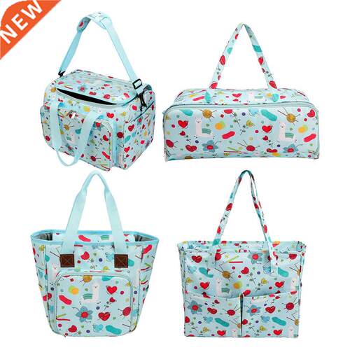 Big Knitting Bag Organizer Crochet Shoulder Bag Yarn