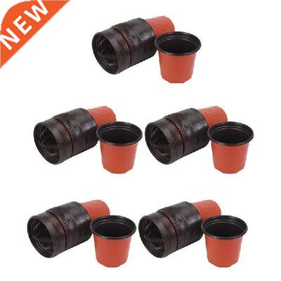 500 Packs Of Plaic Seedling Flower Pots, Two-Color Pots,