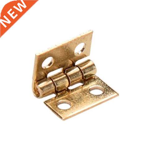 100pcs Tiny golden Mini Small Metal Hinge For 1/12 House