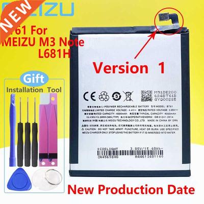 NEW Original MEIZU BT61 Battery For MEIZU M3 Note/Note3/L68