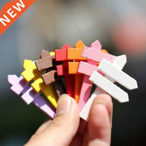 10PCS Wood Crafts sign board signboard miniatures fairy gard