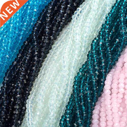 4x6mm/50pcs Austria Faceted Crystal Glass Beads Loose Spac