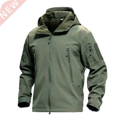Outdoor Waterproof SoftShell Jacket Men Hunting Windbreaker