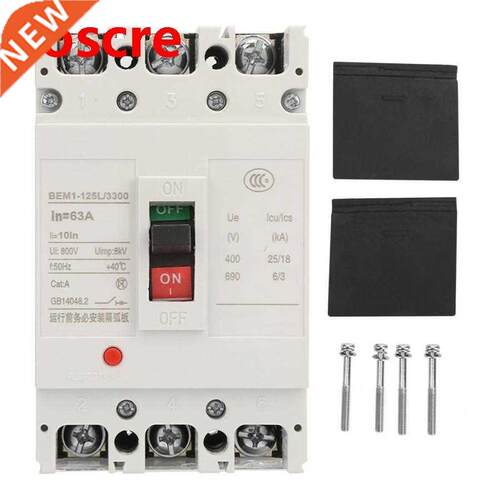 3P Plastic Housing Integrated Air Switch Circuit Breaker wit