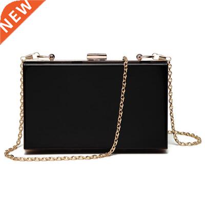 Acrylic Women Handbags Wallet Paris Party Toiletry Wedding C