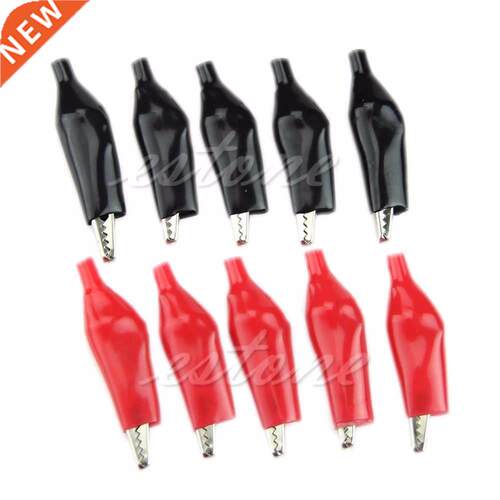 10Pcs 28mm Alligator Leads Crocodile Test Clip for Electrica