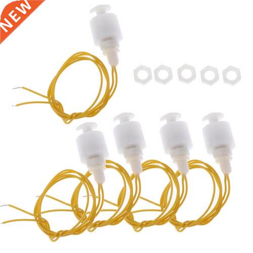 5Pcs Water Level Sensor Vertcal Float Swtches Flow Measur