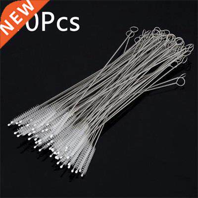 10Pcs Drinking Straws Cleaning Brushes Stainless Soft Hair
