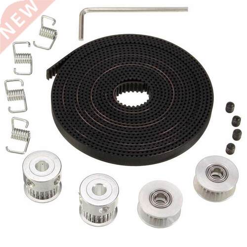 2X GT2 Pulley 20 Teeth Bore 5mm + 8ft 2.5m 2GT GT2 Timing Be