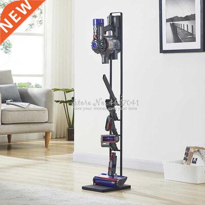 Iron Wall Mounted Brushes Storage Racks Free Punch Vacuum