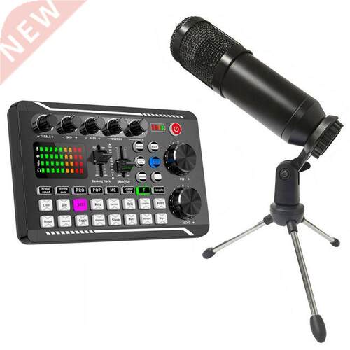 F998 Audio Sound Card Bluetooth-Compatible Studio Record Li