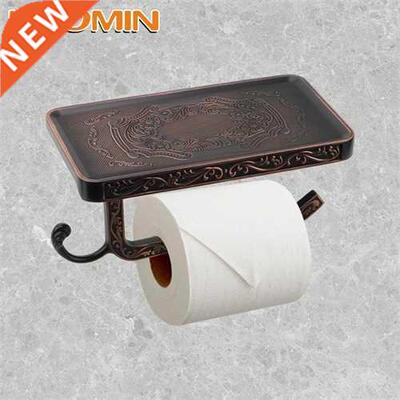 HOOMIN Vintage Wall Mount Toilet Paper Holder Mobile Phone