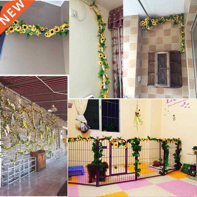 1Pc Artificial Sunflower Ivy Vine Simulation Fake Silk