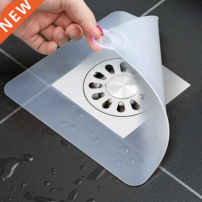 Silicone Floor Drain Deodorant Pad Toilet Sewer Anti Odor Fl