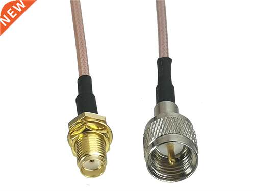 RG316 SMA Female Jack Bulkhead to Mn UHF Male plug Connect