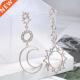 New Sun Simple Earrings Fashion 2022 The Version Korean
