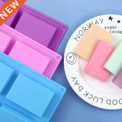 6-Cavity Soap Mold Rectangle Handmade Soap Making Craft Diy